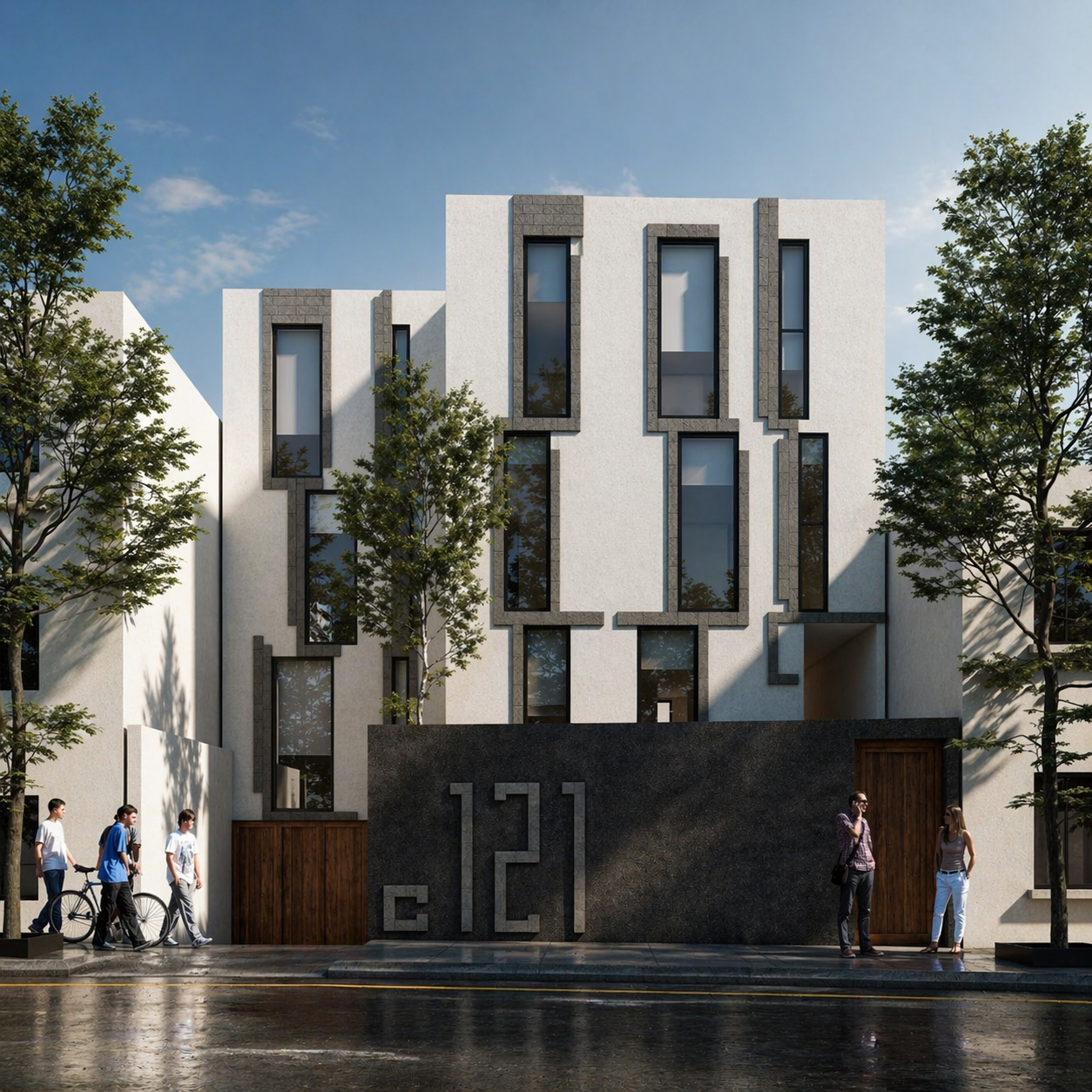 Render arquitectónico de proyecto en Claverías